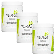 Paquete de tres envases de Fibre Select, ideal para su programa de detox.