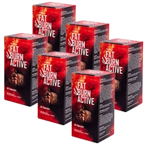 Paquete de 6 unidades de Fat Burn Active para pérdida de peso