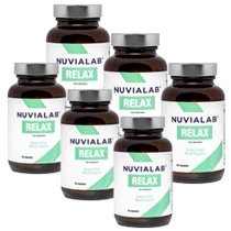 NuviaLab Relax Pack Óptimo (6 botellas) para el bienestar
