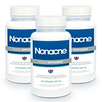 Paquete Estándar Nonacne: Tres botellas para un tratamiento completo del acné.