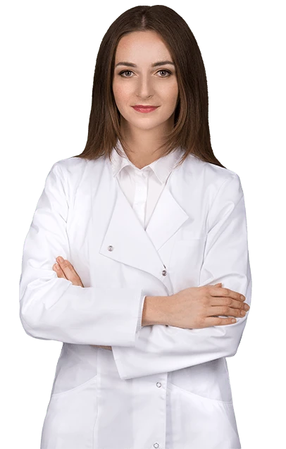 Doctor recomendando Thyrolin para la salud tiroidea