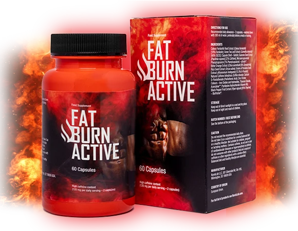 Pack de botellas de Fat Burn Active para quemar grasa