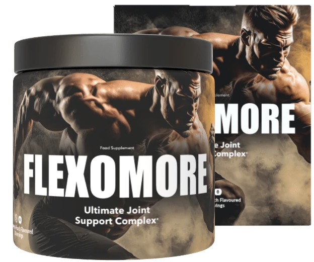 Envase de Flexomore: Suplemento para articulaciones y huesos