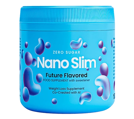 Envase de Nano Slim: Suplemento natural para perder peso y quemar grasa.