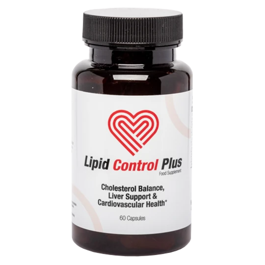 Lipid Control Plus | Botella con 7 beneficios clave para tu salud