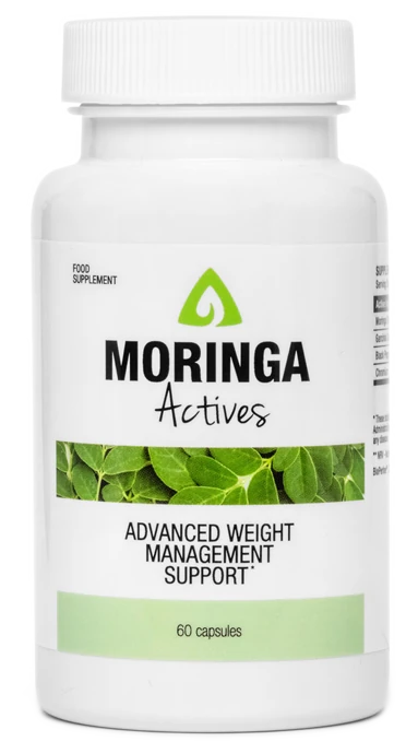 Frasco de Moringa Actives, extracto de Moringa oleifera
