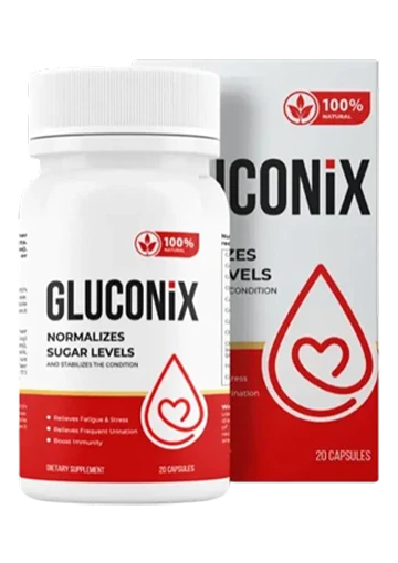 Envase de Gluconix para el control de la glucosa