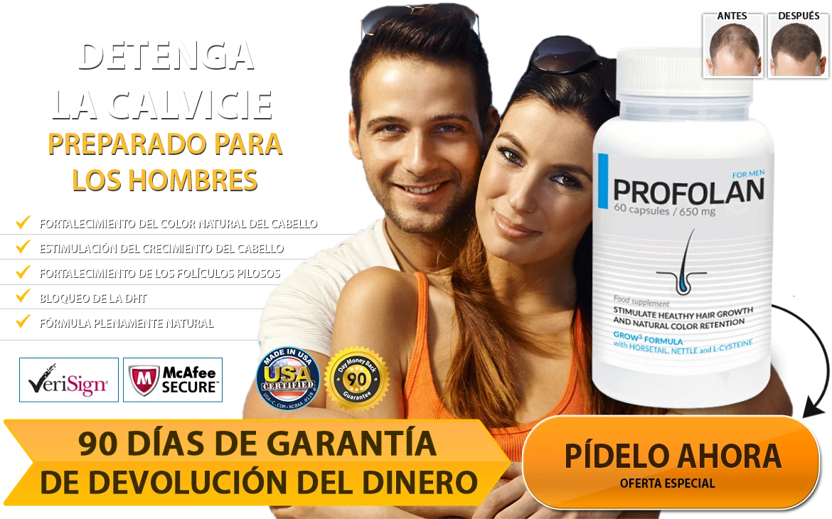 Profolan: suplemento para detener la caída del cabello y estimular el crecimiento.